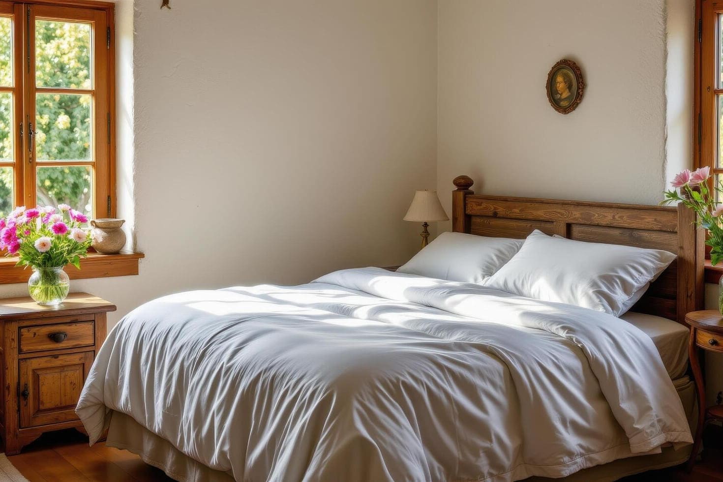 Prześcieradło Bawełniane Soft Rustic – Białe